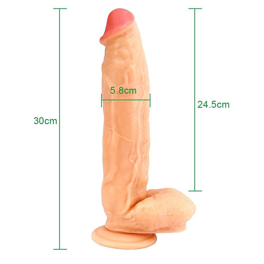 Displaying an image of a textured dildo with a sturdy suction cup base, ideal for strap-on play or pegging adventures for an unforgettable experience.