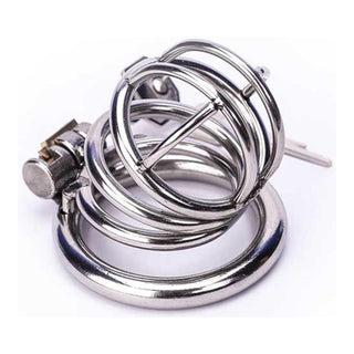 This is an image of the stainless steel Picky Pecker Chastity Device for durability.