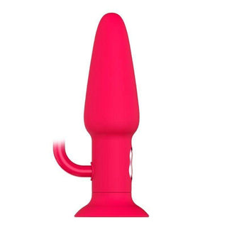 Check out an image of the Inflatable Anal Plug Vibrator with dual functionality, showcasing the built-in pump for inflation and dual motors for powerful vibrations.
