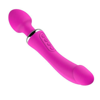 You are looking at an image of the user-friendly control buttons on the Double-Ended Large Massager Vibrator for adjusting the 12 vibration patterns.