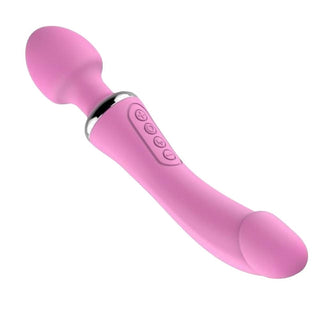 A close-up image of the ABS + silicone material used in the Double-Ended Large Massager Vibrator.
