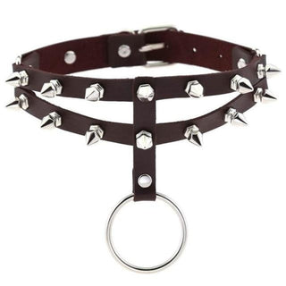 Colored Studded Gothic Choker