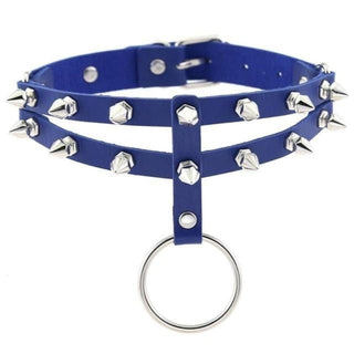 Colored Studded Gothic Choker