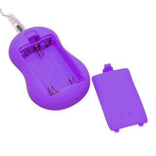 Purple Suction Cup Vibrator with seven-speed functionality for heightened sensations.