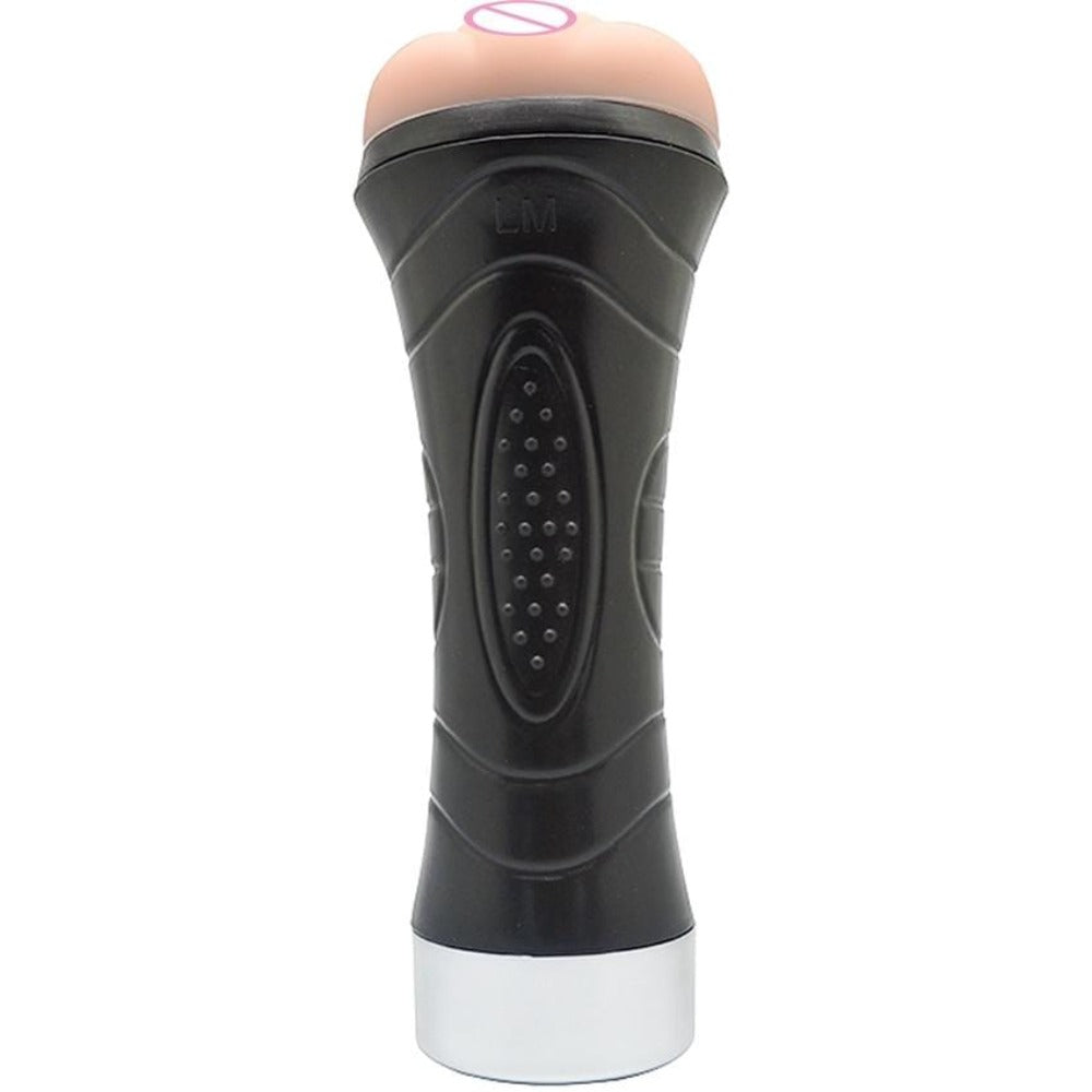 USB Rechargeable 12-Mode Thruster Vibrating Blowjob Machine Automatic Male Masturbator Sex Toy
