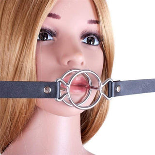 An image showcasing Deep Throat Mouth Gag, a BDSM accessory prioritizing durability and comfort with adjustable straps for a perfect fit.