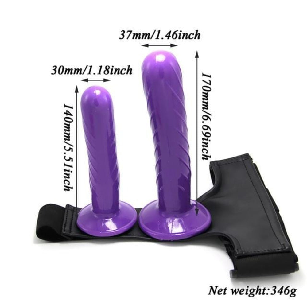 Purple Fusion 6" & 7" Strap On