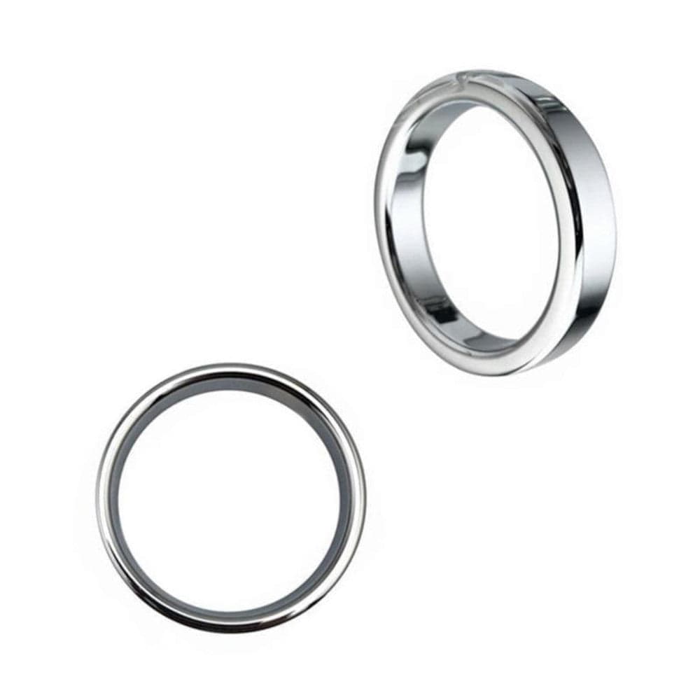 Stainless steel Penis Ring for temperature play, offering a unique sensation during intimate activities.