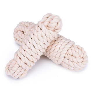 Displaying an image of Cotton Restraint Play Bondage Rope for Soft Beginner, offering comfort and durability for exciting restraint play experiences.