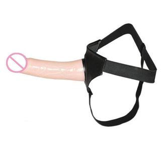 You are looking at an image of a comfortable and hypoallergenic strap-on designed for a realistic intimate experience.