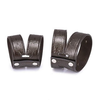 Vintage Style Shackle for Ankle and Leg in Black Leather Sex Cuff