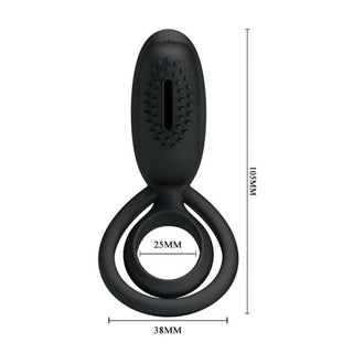 Silicone cock and ball ring to ignite the flame of passion in your relationship.