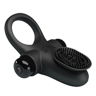 This is an image of the Waterproof Black Reusable Vibrating Ring, designed for perfect fit and comfort.