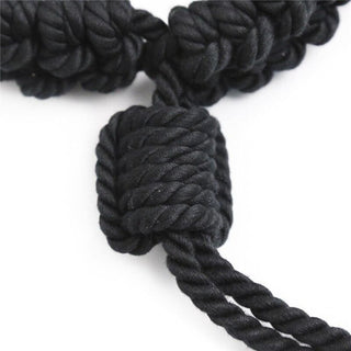 In the photograph, you can see an image of Collared Submission Bondage Sex Rope in Nylon for Beginners, essential for elevating sensual adventures to new heights.