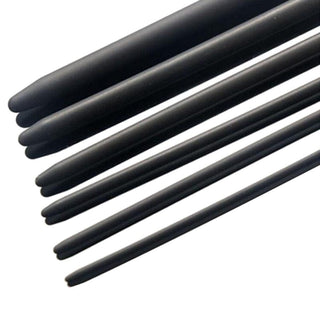 Observe an image of black silicone sounding kit with various sizes for customized pleasure.