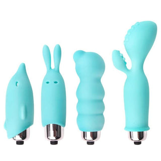 Pictured here is an image of a Cyan Octopus-Shaped Anal Dildo with beaded body, nubs, and ridges for anal and vaginal stimulation.