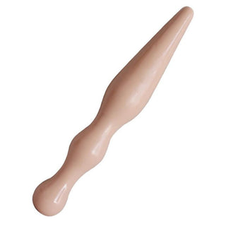 Featuring an image of the Double-ended Super Big Silicone Plug, a body-conforming sex toy made from safe and hypoallergenic material for an indulgent experience.