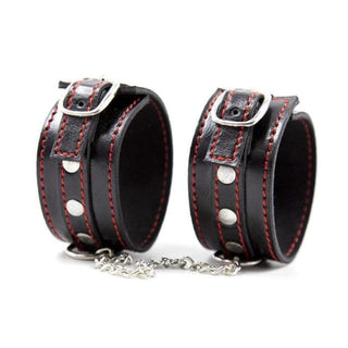 Leather Adjustable Padded Hand Cuff for Sex Restraint Play