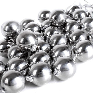 Observe an image of Orgasmic Sensations Metal Anal Balls - Crafted from hypoallergenic stainless steel for superior safety and premium material.