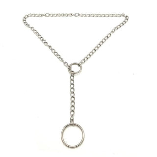 Silver Discreet Choker Necklace for Day Wear with Chain