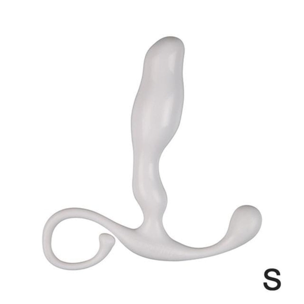 Here is an image of Ergonomic Aneros Anal Tickler Stimulator showcasing varying lengths and widths for customized fit.