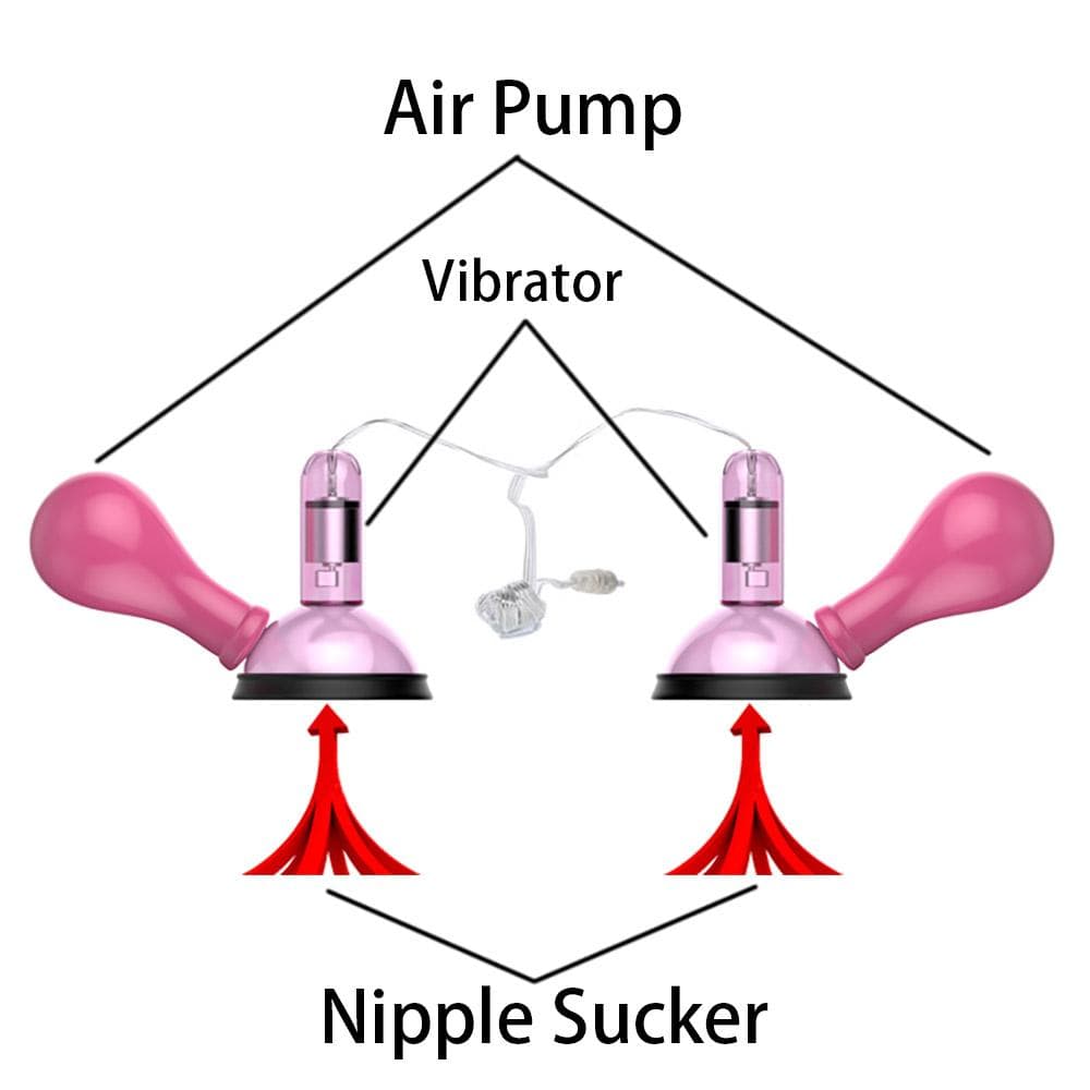 An image showcasing the Total Length of 4.13 inches and Suction Cup dimensions of 2.36 inches in length and 1.77 inches in diameter of the Remote-Controlled Nipple Toy Vibrator.