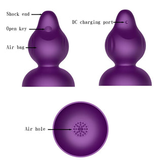 Pictured here is an image of No-Frills Breast Toy Vibrator Rechargeable Stimulator Nipple Sucker crafted from hypoallergenic materials.