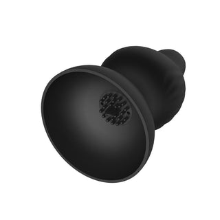 Presenting an image of No-Frills Breast Toy Vibrator Rechargeable Stimulator Nipple Sucker made of premium silicone and ABS materials.