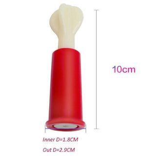 Powerful Red Plastic Stimulator Sucker Toy Nipples
