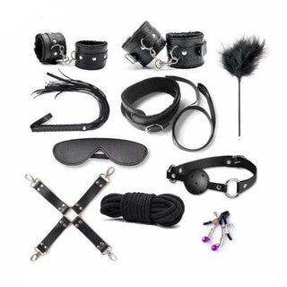 Pictured here is an image of The Perfect 10-Piece BDSM Beginner