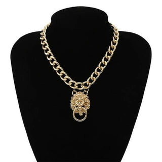 Golden Lion Collar Necklaces or Chokers