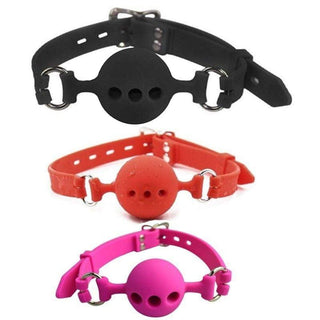 All Silicone BDSM Breathable Mouth Gag