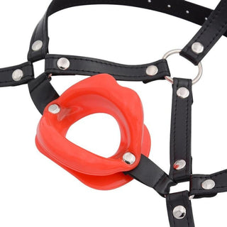 An image showcasing the stopper feature at the back of the ring of Blowjob Ready Gag for secure placement during use.
