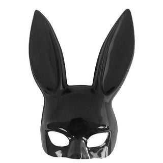 Pet Play Bunny Mask Bondage made of durable polypropylene fiber, ensuring comfort and allure.