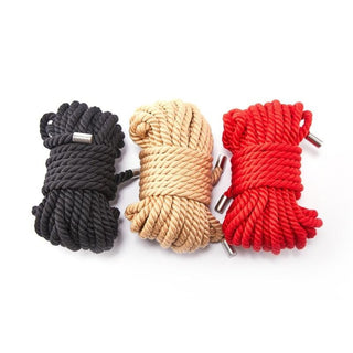 Check out an image of Soft Cotton 10 Meters Rope for Kinbaku Play Restraint in gold color.