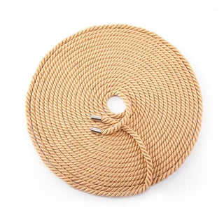 Observe an image of Soft Cotton 10 Meters Rope for Kinbaku Play Restraint made of cotton and metal materials.