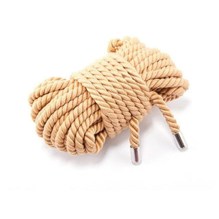 Take a look at an image of Soft Cotton 10 Meters Rope for Kinbaku Play Restraint in rose color.