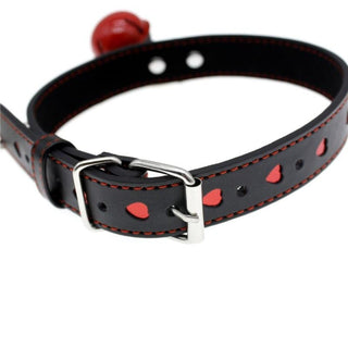 Submission Fetish Petplay Collars designed with a bell for sensory stimulation during play.