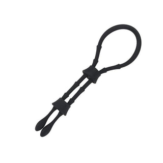 Adjustable silicone loop for heightened arousal and longer-lasting erections.