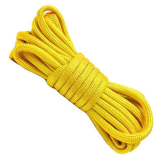 What you see is an image of High Quality Polyester Hand Bondage Sex Rope in orange color for a pleasurable experience.