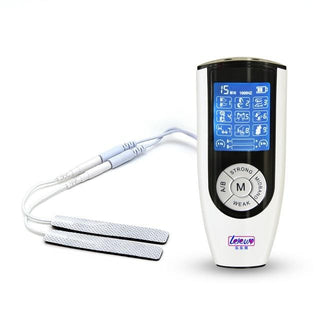 You are looking at an image of Zap Me Anywhere Estim Electrodes with sleek power host and LCD screen for electrifying sensations.