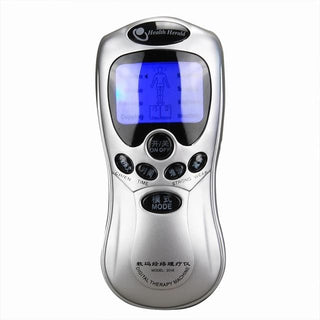 Observe an image of Torture Fetish Electro Stimulation TENS Unit in gray ABS material for customizable pleasure.