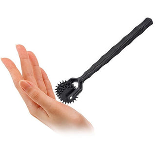 Displaying an image of Foreplay Roller Wartenberg Wheel, a tool of tantalization designed to stimulate blood vessels and heighten arousal.