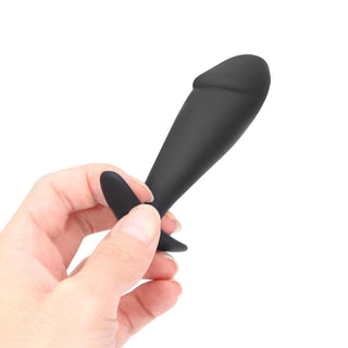 Take a look at an image of Cute Black Dick Beginner Plug 3.94 Inches Long Kit discreet enough for secret pleasure.