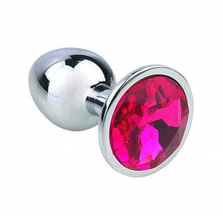 3" Princess Jeweled Plug Metal - 10 Colors Available
