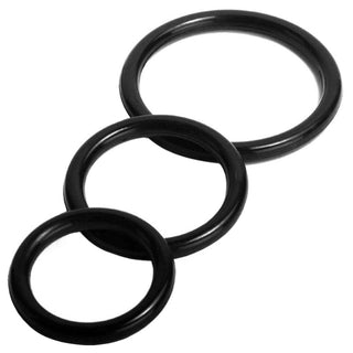 You are looking at an image of Super Soft Black Ring Set designed to enhance performance and stamina.
