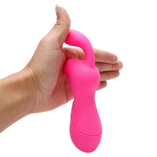 Take a look at an image of Power Tongue Vibrator Clit Sucker Nipple Toy Oral in purple and rose red colors for variety.