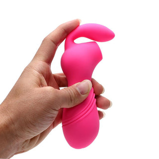 Displaying an image of Power Tongue Vibrator Clit Sucker Nipple Toy Oral with user-friendly buttons for easy navigation.