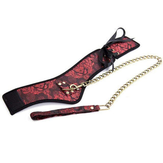 Here is an image of Exquisite Bondage Posture Submissive Sex Fetish Choker Slave Jewelry, crafted for comfort with smooth high-grade leather and easy cleaning instructions.
