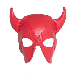 Devilish Lust Leather BDSM Hood